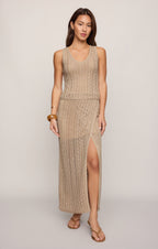Glimmer Pointelle Tank