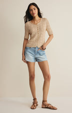 Adria Pointelle Cardigan