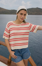 Prado Stripe Sweater Top