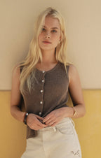 Syd Linen Knit Tank Vest