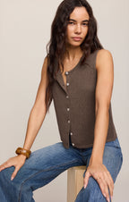 Syd Linen Knit Tank Vest