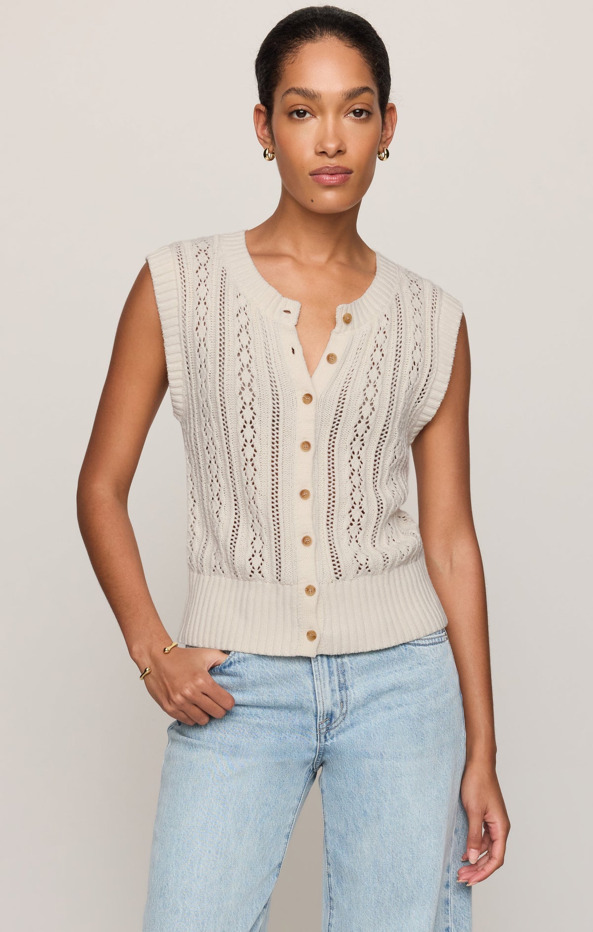 Cabot Crochet Vest