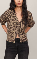 All The Wild Zebra Cardigan