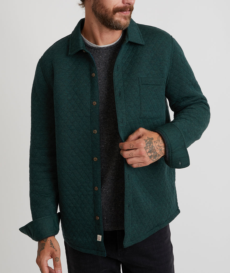 Custom Cut & Sew Corbet Quilted Overshirt