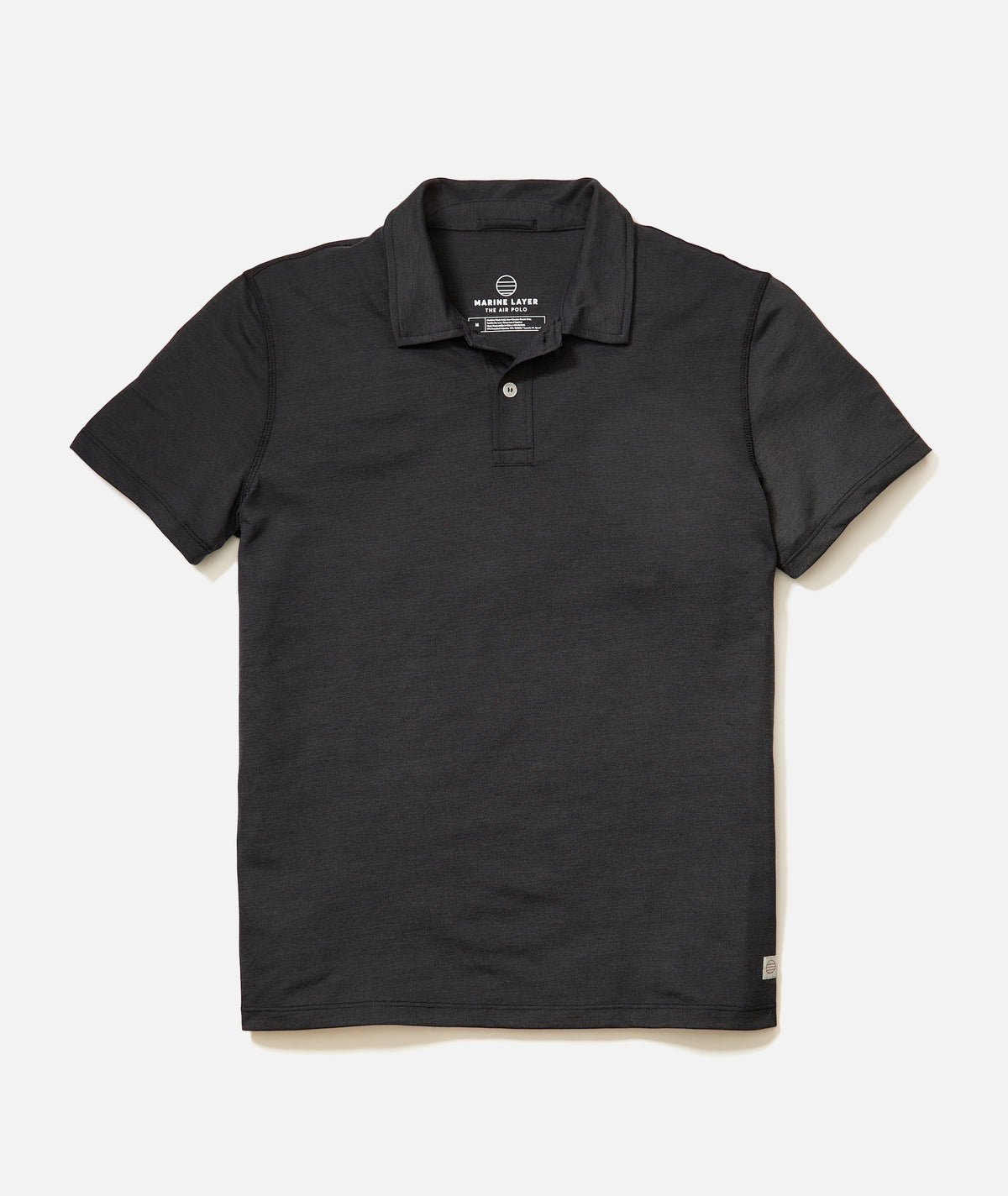 Men's Re-Spun Air Polo in Black