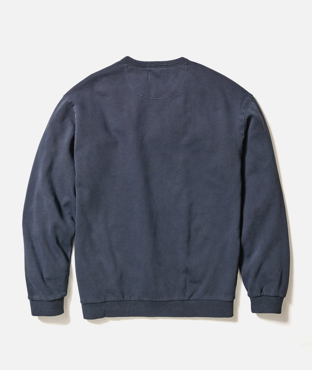 Men's Cloud 9 Fleece Relaxed Crewneck in Mood Indigo