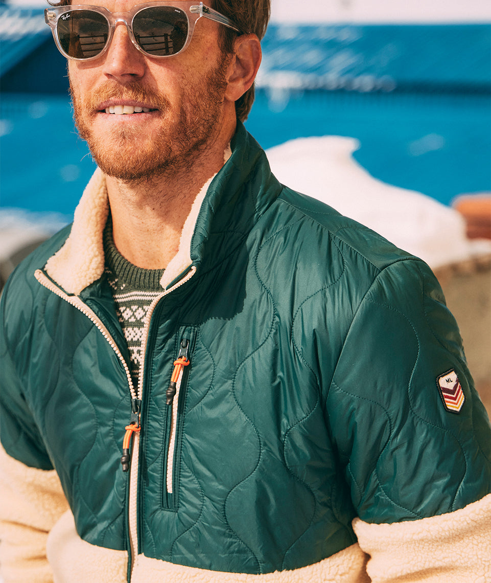 Custom Cut & Sew Bariloche Sherpa Jacket