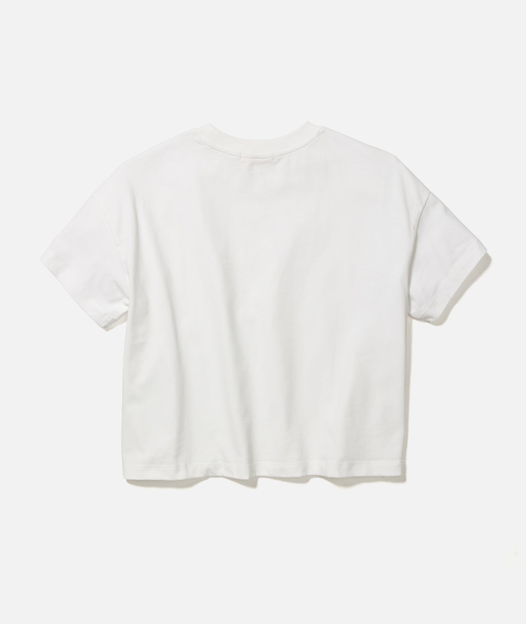 Women's Luxe Jersey Crew Tee in Bright White